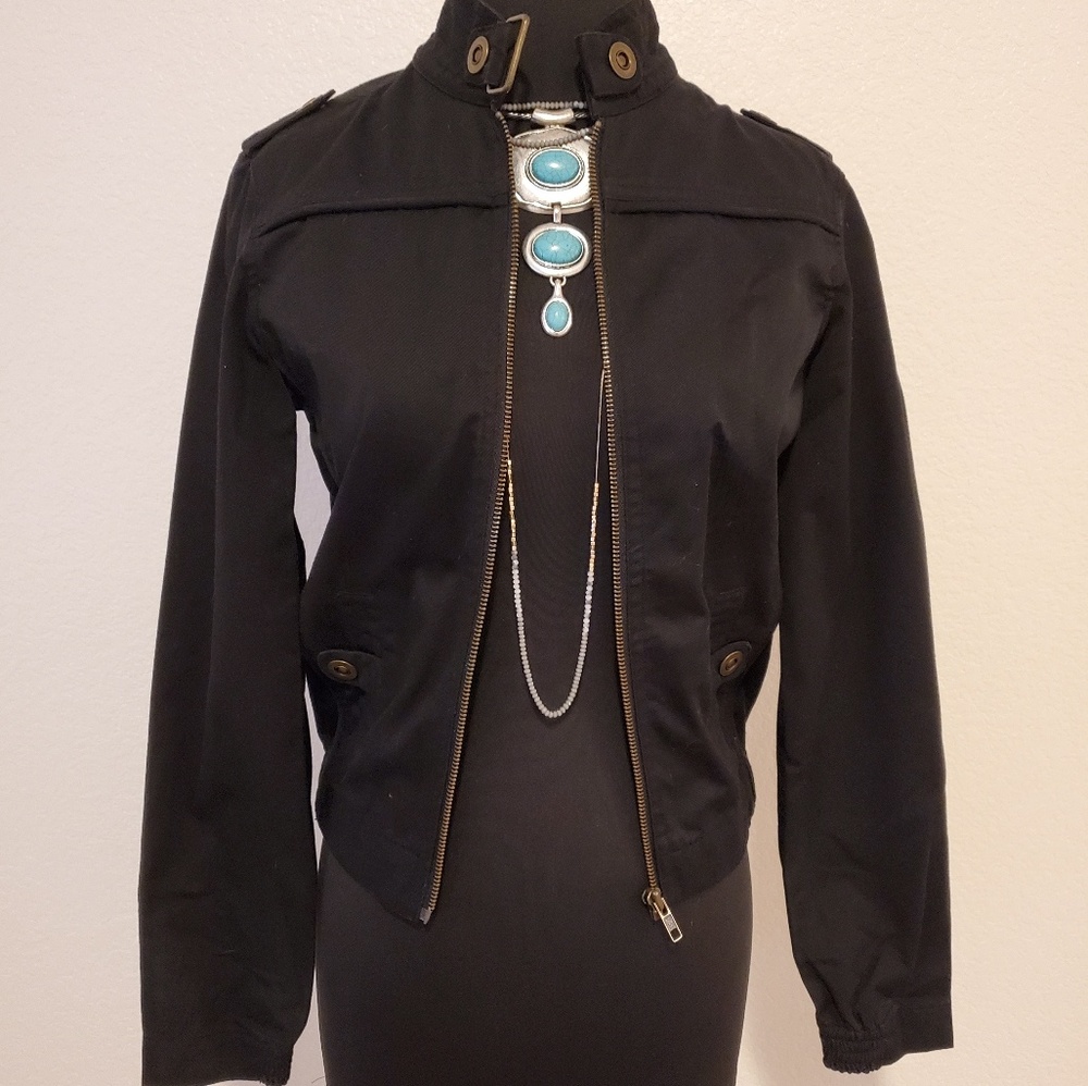Volcom Black Moto Jacket